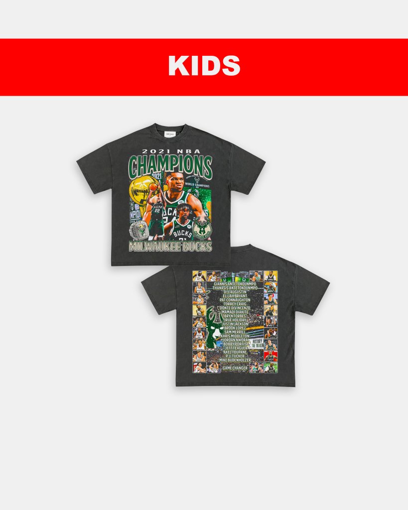 2021 NBA CHAMPIONS - KIDS TEE - [DS] - WINS™ GAME CHANGERS TEE - WINS LA