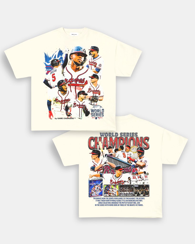 2021 WORLD SERIES CHAMPS - BRAVES TEE - [DS] - WINS™ GAME CHANGERS TEE - WINS LA