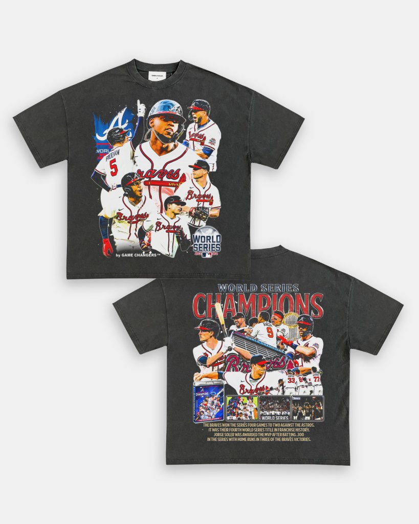 2021 WORLD SERIES CHAMPS - BRAVES TEE - [DS] - WINS™ GAME CHANGERS TEE - WINS LA