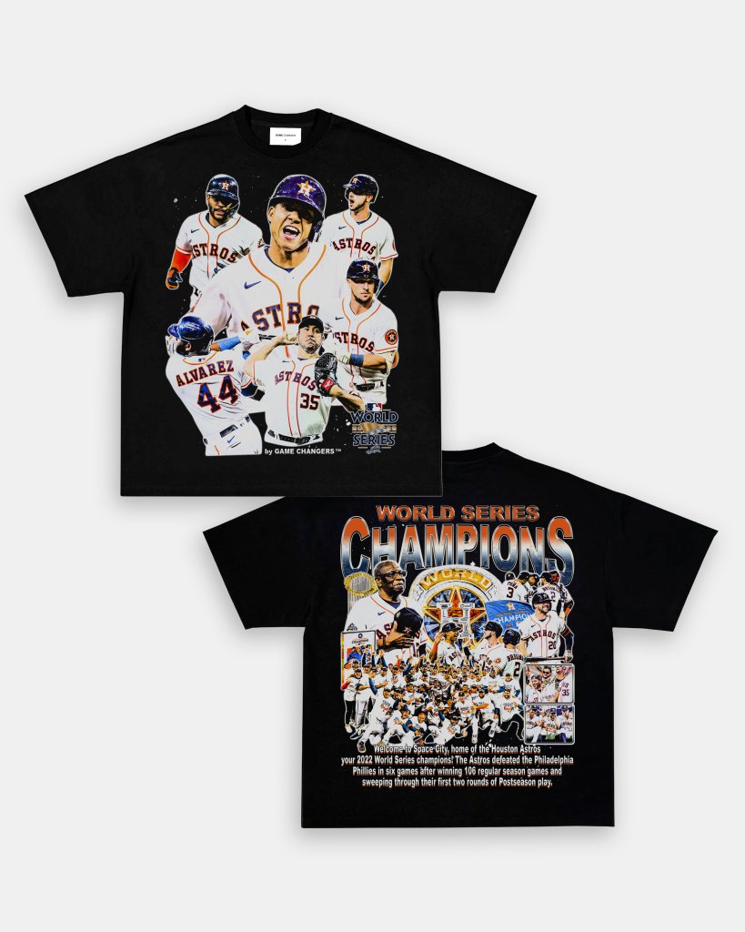 2022 WORLD SERIES CHAMPS - ASTROS TEE - [DS] - WINS™ GAME CHANGERS TEE - WINS LA