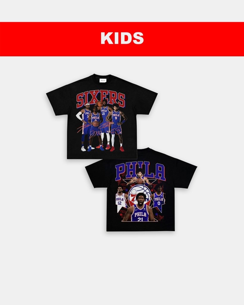 2023 SIXERS - KIDS TEE - [DS] - WINS™ GAME CHANGERS TEE - WINS LA