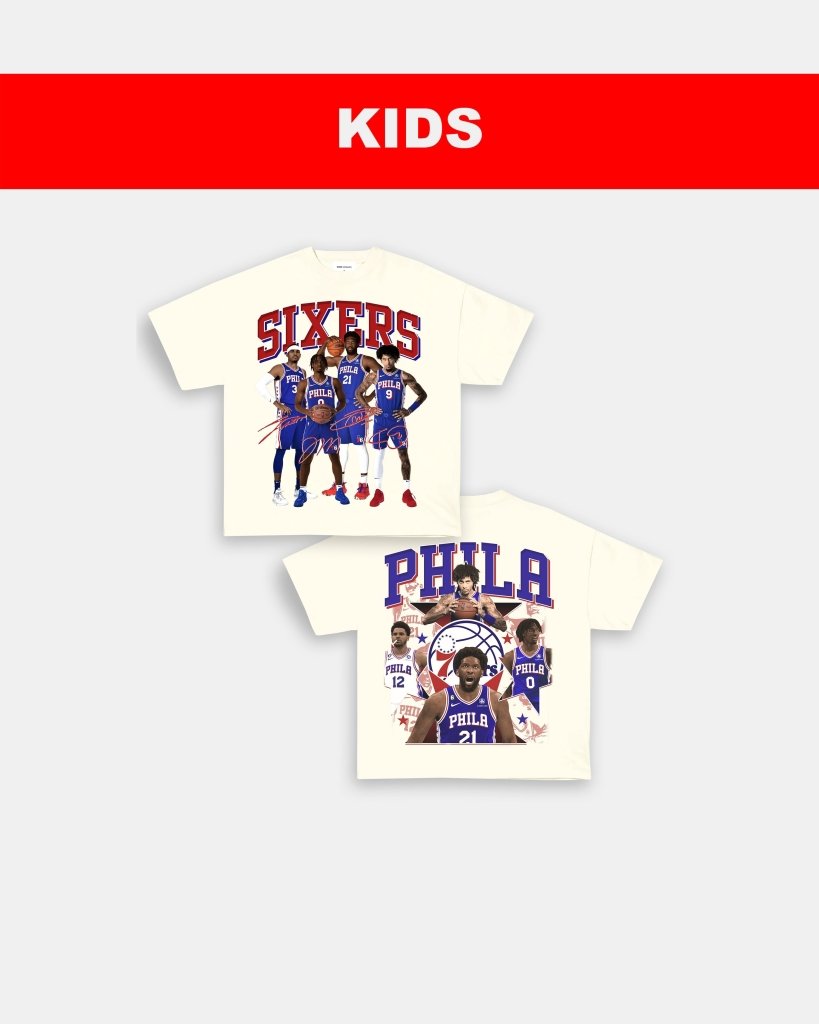 2023 SIXERS - KIDS TEE - [DS] - WINS™ GAME CHANGERS TEE - WINS LA