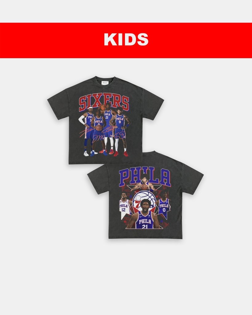 2023 SIXERS - KIDS TEE - [DS] - WINS™ GAME CHANGERS TEE - WINS LA