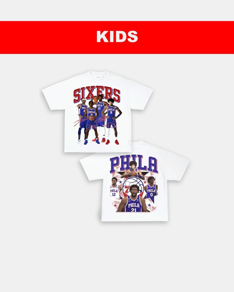 2023 SIXERS - KIDS TEE - [DS] - WINS™ GAME CHANGERS TEE - WINS LA