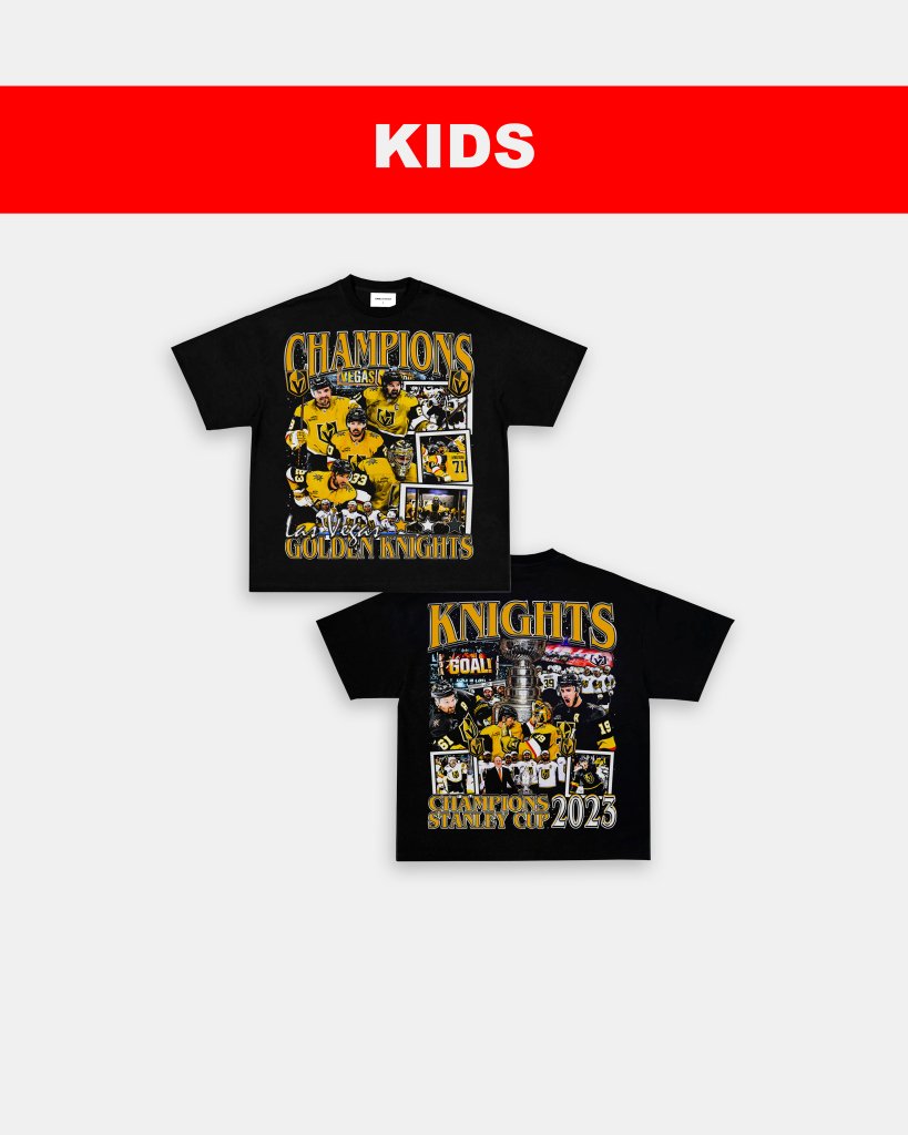 2023 STANLEY CUP CHAMPIONS - KIDS TEE - [DS] - WINS™ GAME CHANGERS TEE - WINS LA