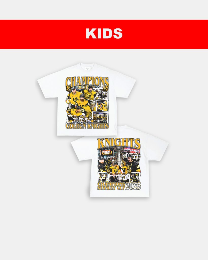 2023 STANLEY CUP CHAMPIONS - KIDS TEE - [DS] - WINS™ GAME CHANGERS TEE - WINS LA