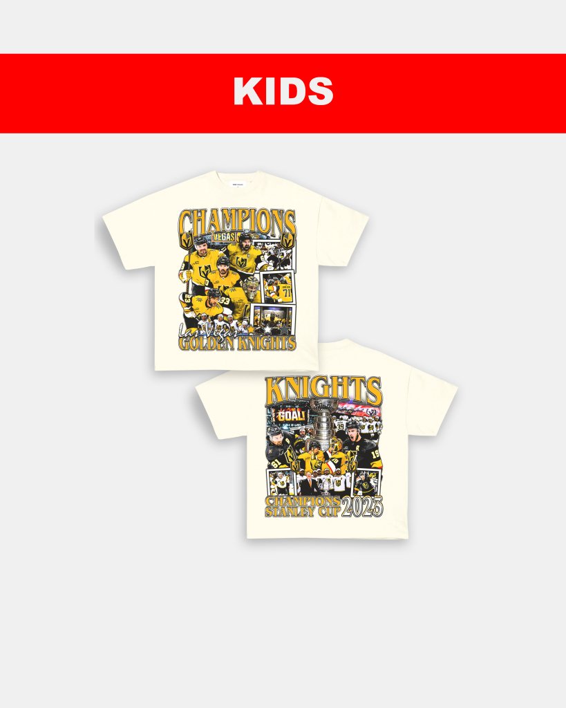 2023 STANLEY CUP CHAMPIONS - KIDS TEE - [DS] - WINS™ GAME CHANGERS TEE - WINS LA