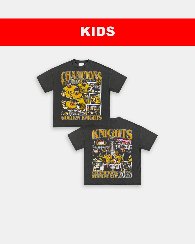 2023 STANLEY CUP CHAMPIONS - KIDS TEE - [DS] - WINS™ GAME CHANGERS TEE - WINS LA