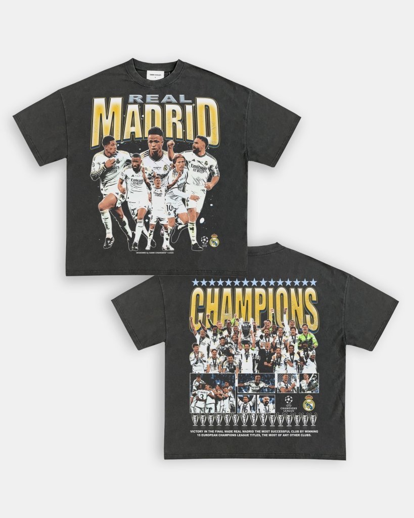 2024 UCL CHAMPS - REAL MADRID TEE - [DS] - WINS™ GAME CHANGERS TEE - WINS LA