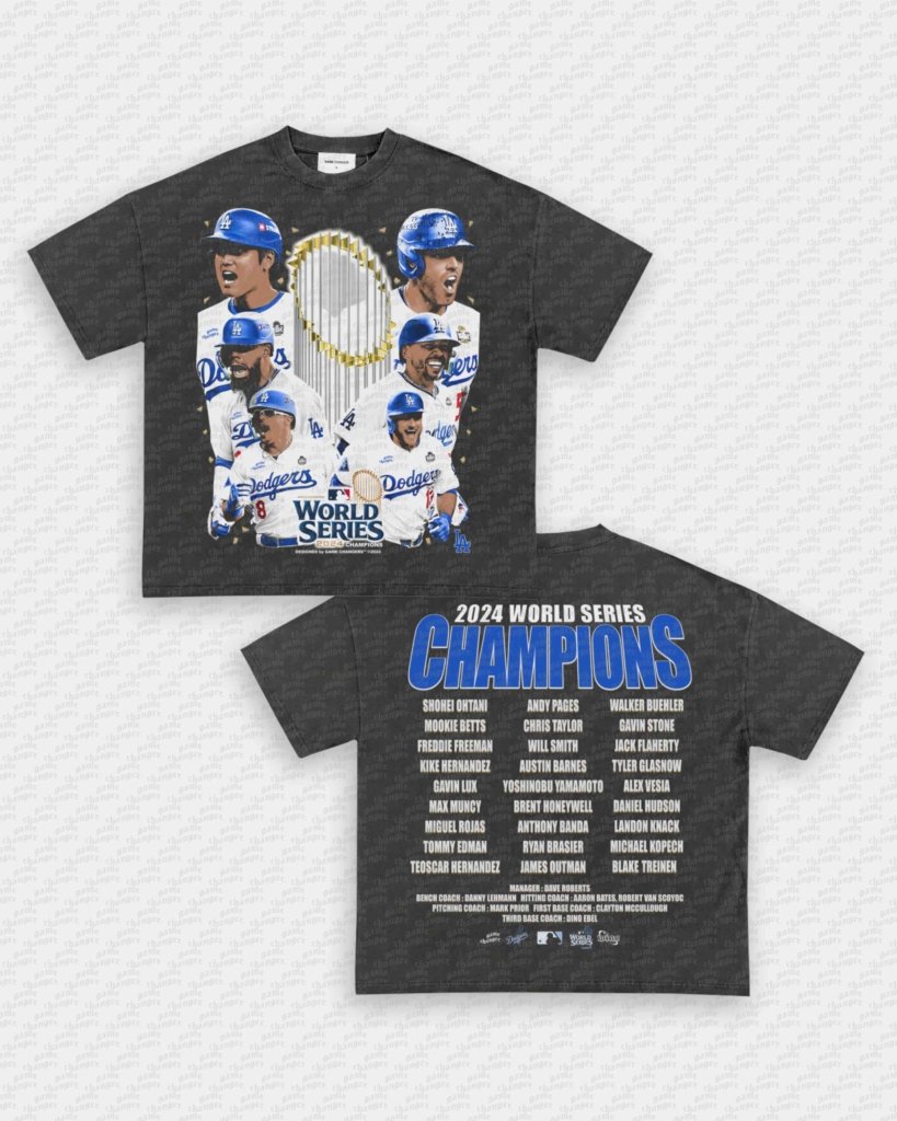 2024 WORLD SERIES CHAMPS TEE - [DS] - WINS™ GAME CHANGERS TEE - WINS LA