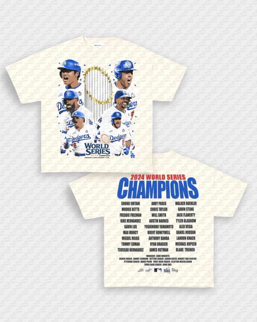 2024 WORLD SERIES CHAMPS TEE - [DS] - WINS™ GAME CHANGERS TEE - WINS LA