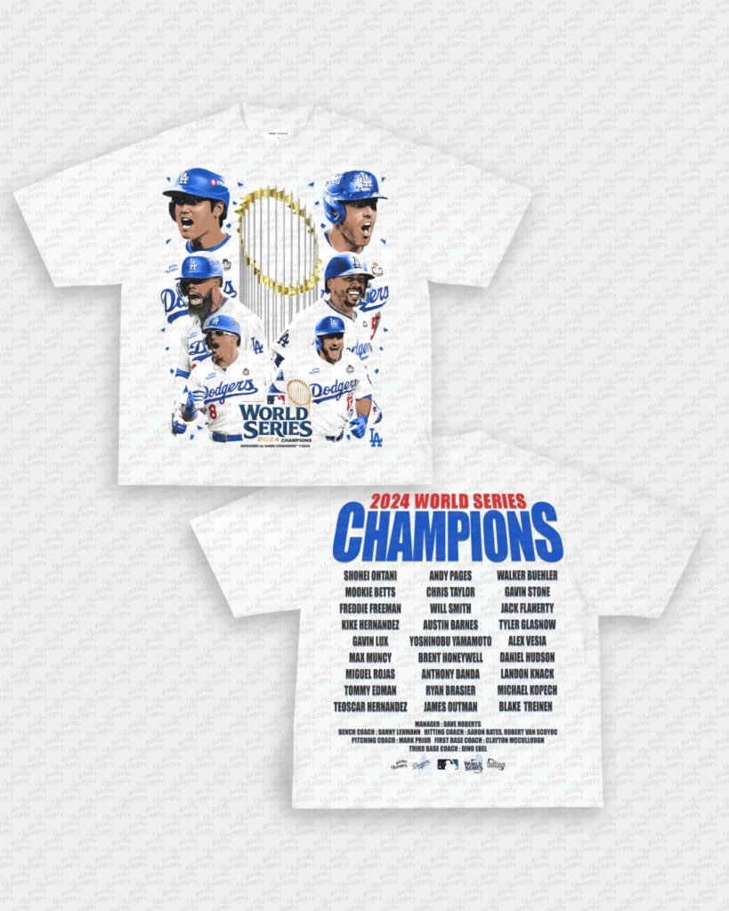 2024 WORLD SERIES CHAMPS TEE - [DS] - WINS™ GAME CHANGERS TEE - WINS LA