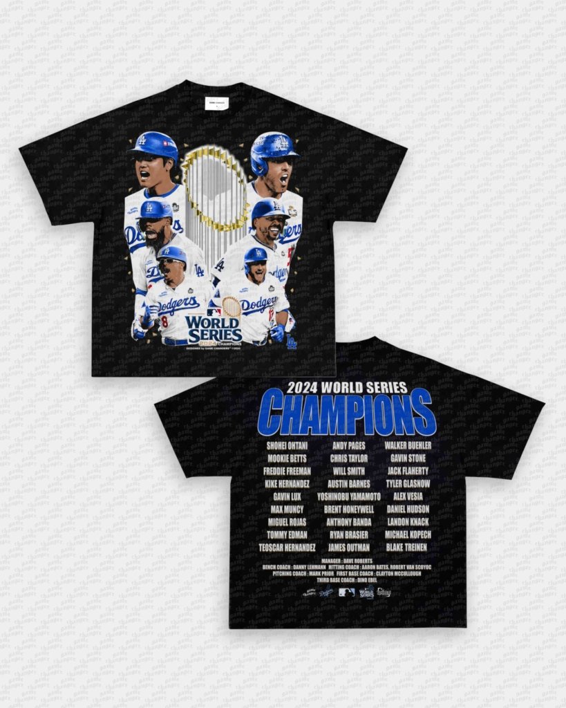 2024 WORLD SERIES CHAMPS TEE - [DS] - WINS™ GAME CHANGERS TEE - WINS LA