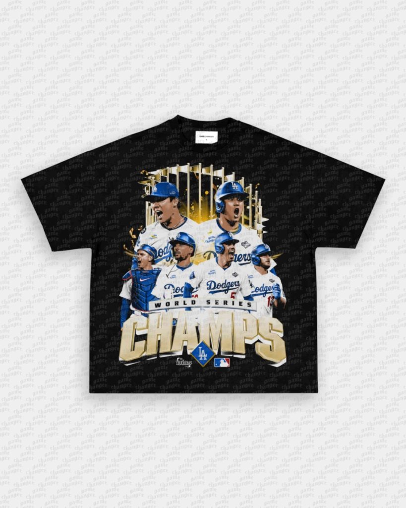2025 WORLD SERIES CHAMPS TEE - WINS™ GAME CHANGERS TEE - WINS LA