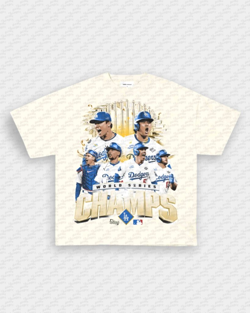 2025 WORLD SERIES CHAMPS TEE - WINS™ GAME CHANGERS TEE - WINS LA