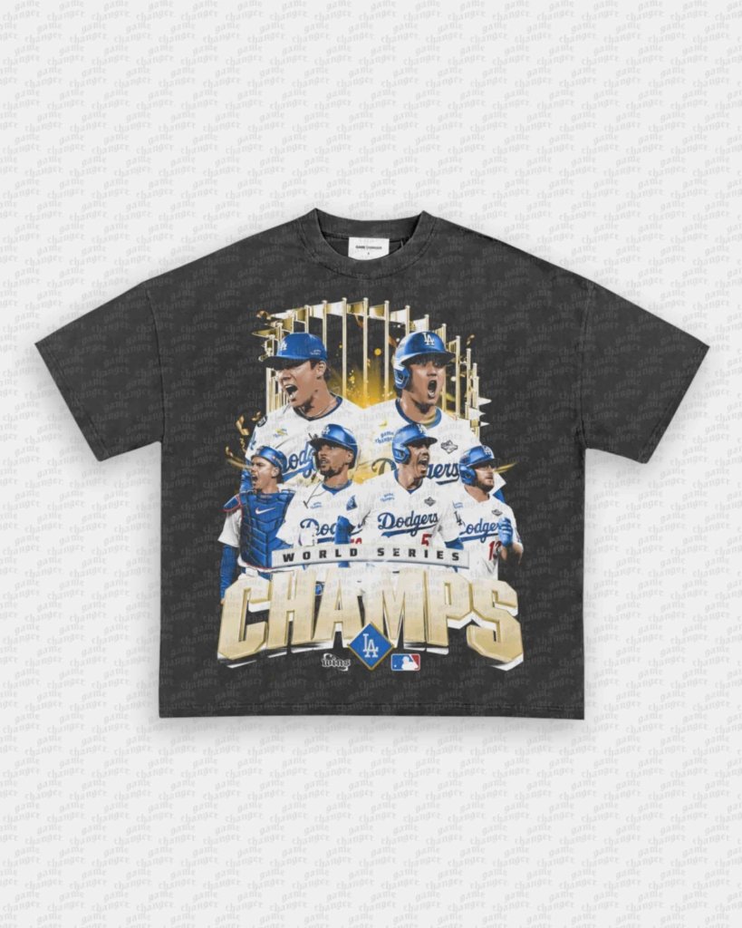 2025 WORLD SERIES CHAMPS TEE - WINS™ GAME CHANGERS TEE - WINS LA