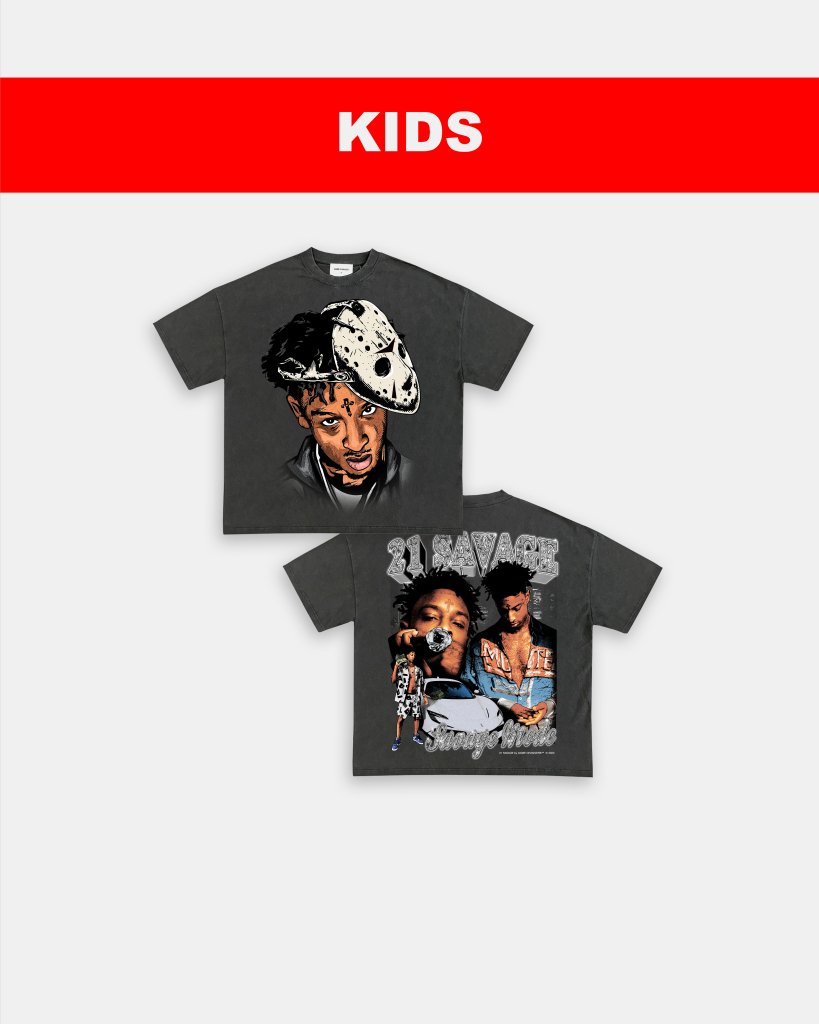 21 SAVAGE - KIDS TEE - [DS] - WINS™ GAME CHANGERS TEE - WINS LA