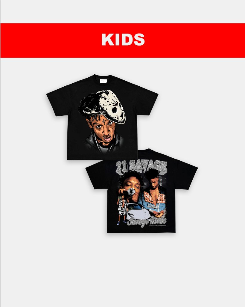 21 SAVAGE - KIDS TEE - [DS] - WINS™ GAME CHANGERS TEE - WINS LA