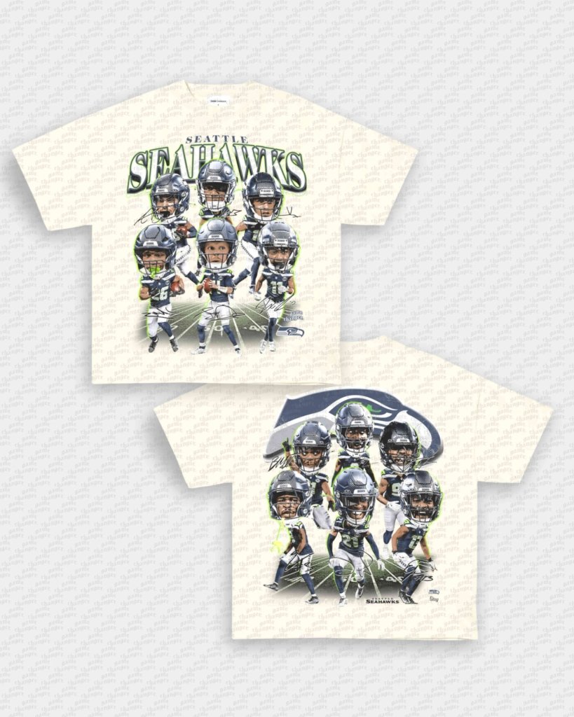 25 - 26 BIG HEAD SEAHAWKS TEE - [DS] - WINS™ GAME CHANGERS TEE - WINS LA