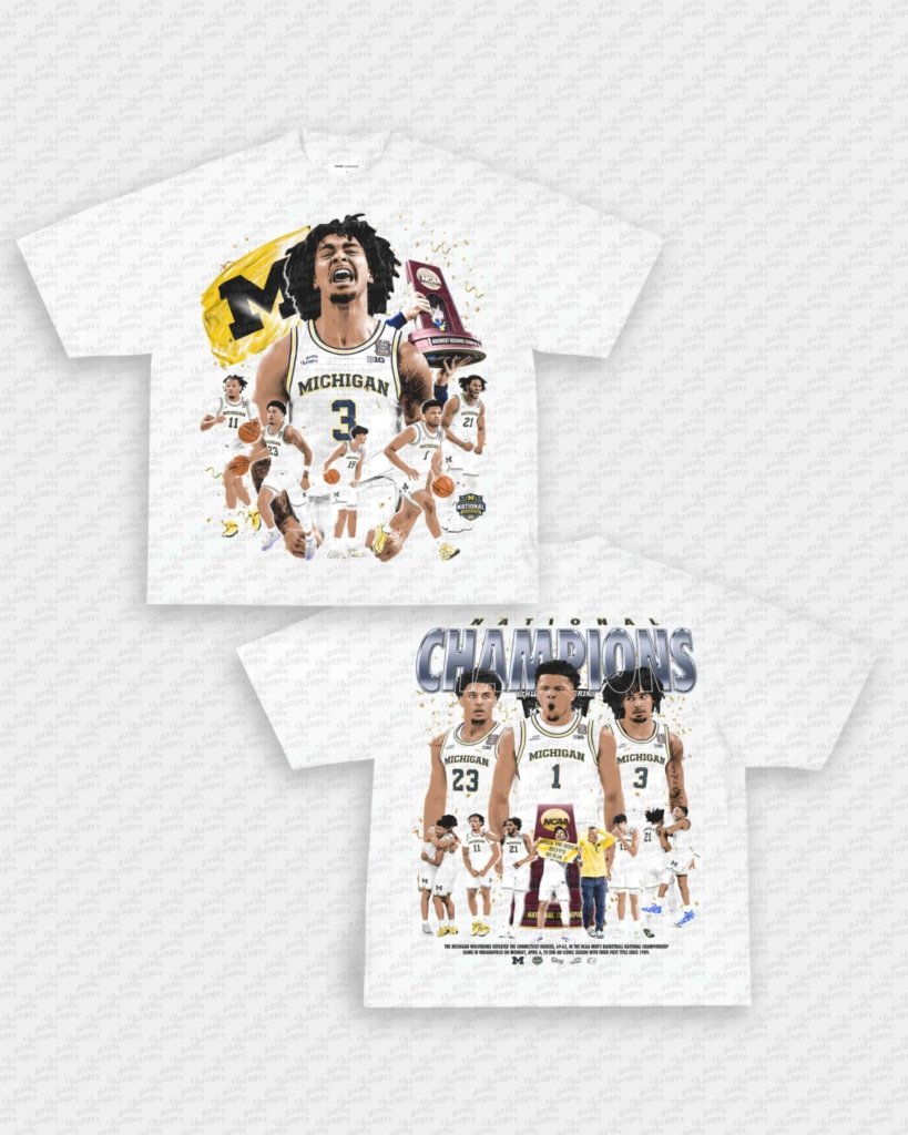 25 - 26 NATIONAL CHAMPS - MICHIGAN TEE - [DS] - WINS™ GAME CHANGERS TEE - WINS LA