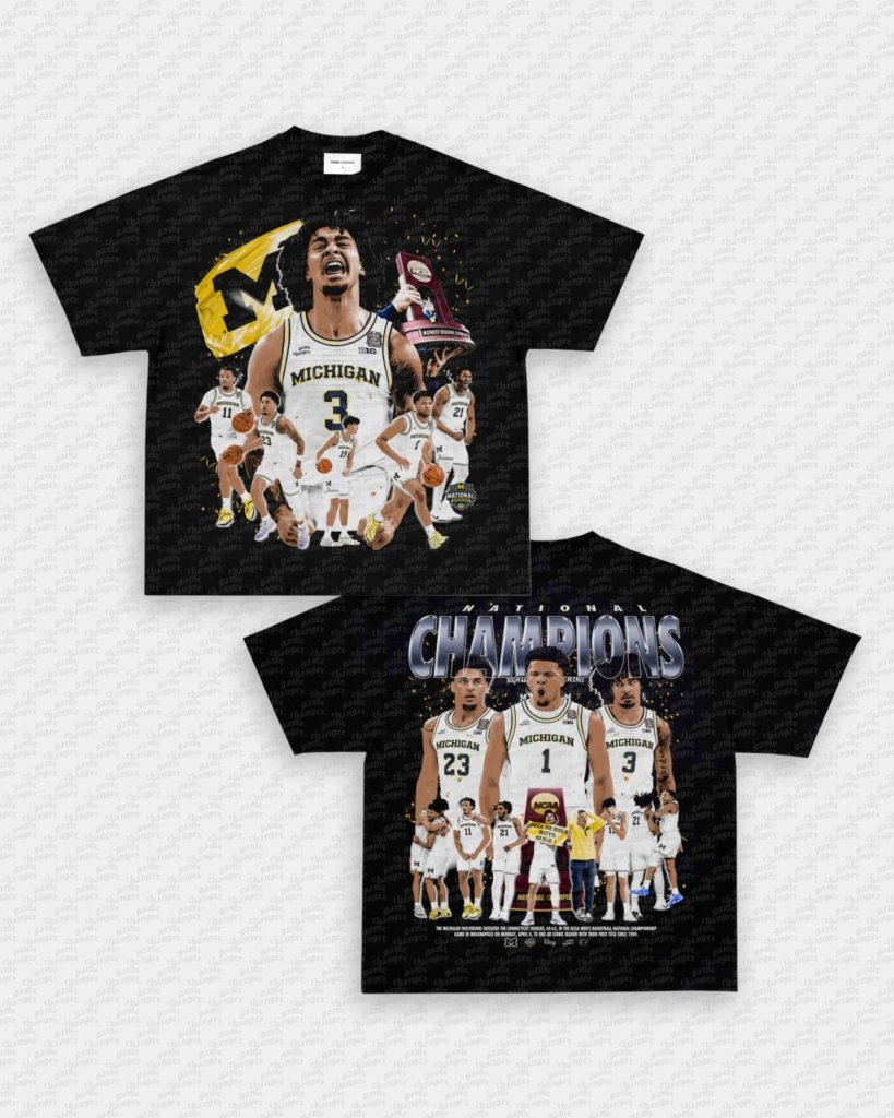 25 - 26 NATIONAL CHAMPS - MICHIGAN TEE - [DS] - WINS™ GAME CHANGERS TEE - WINS LA