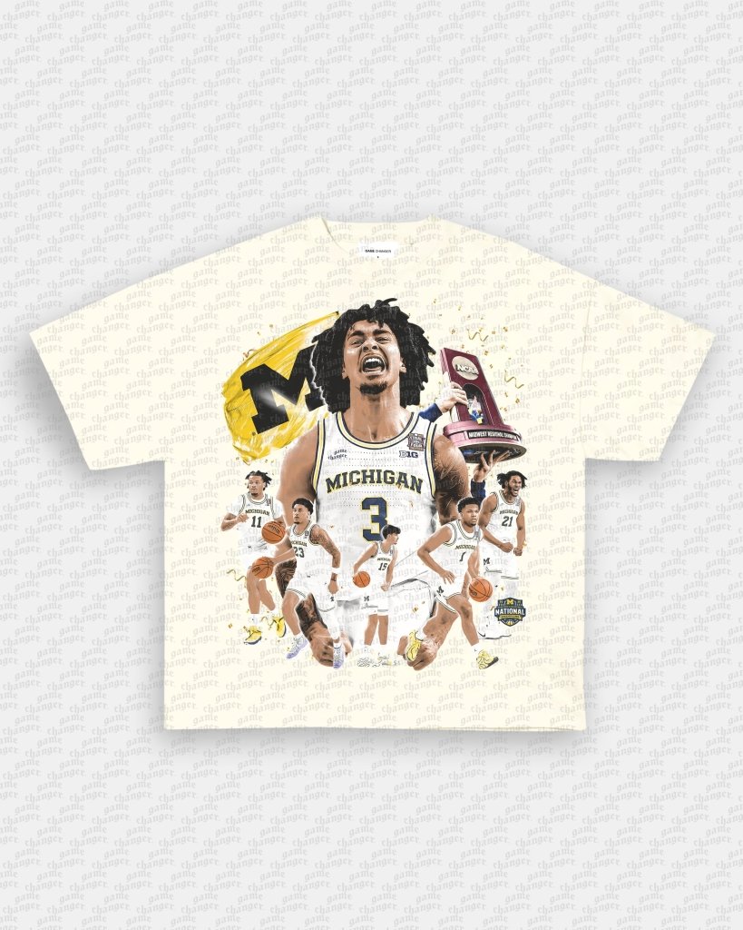 25 - 26 NATIONAL CHAMPS V2 - MICHIGAN TEE - WINS™ GAME CHANGERS TEE - WINS LA