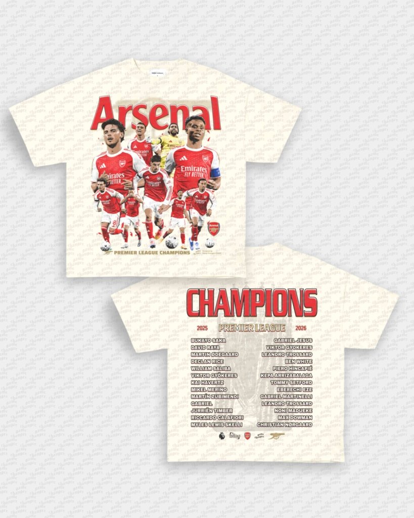 25 - 26 PREMIER LEAGUE CHAMPS TEE - [DS] - WINS™ GAME CHANGERS TEE - WINS LA