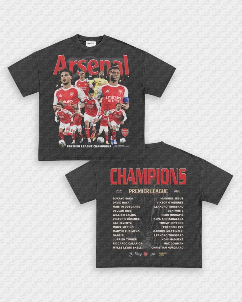 25 - 26 PREMIER LEAGUE CHAMPS TEE - [DS] - WINS™ GAME CHANGERS TEE - WINS LA