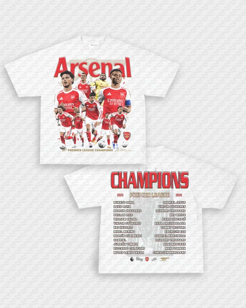 25 - 26 PREMIER LEAGUE CHAMPS TEE - [DS] - WINS™ GAME CHANGERS TEE - WINS LA