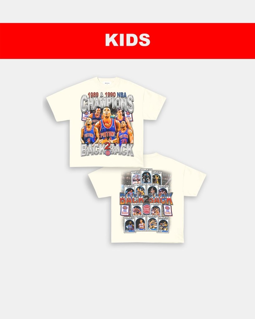 89 & 90 NBA CHAMPS - KIDS TEE - [DS] - WINS™ GAME CHANGERS TEE - WINS LA