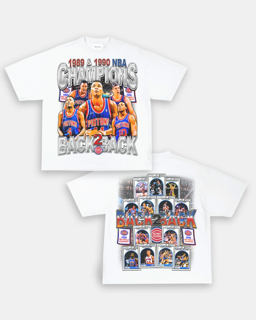 89 & 90 NBA CHAMPS TEE - [DS] - WINS™ GAME CHANGERS TEE - WINS LA