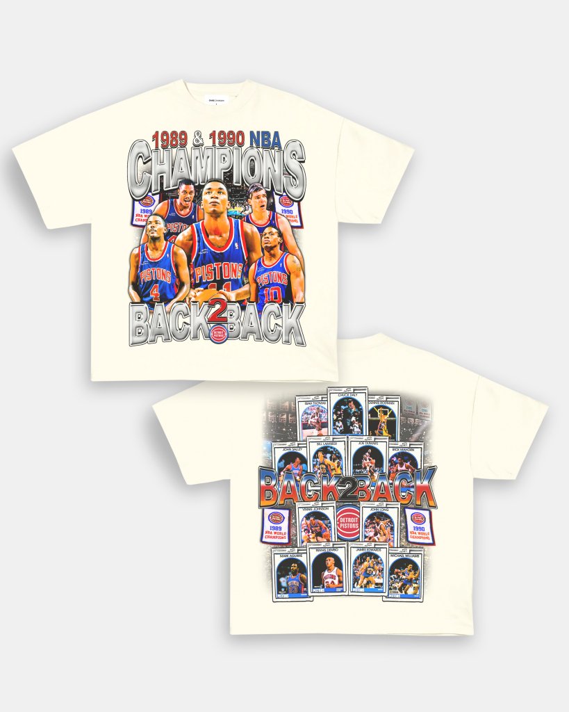 89 & 90 NBA CHAMPS TEE - [DS] - WINS™ GAME CHANGERS TEE - WINS LA