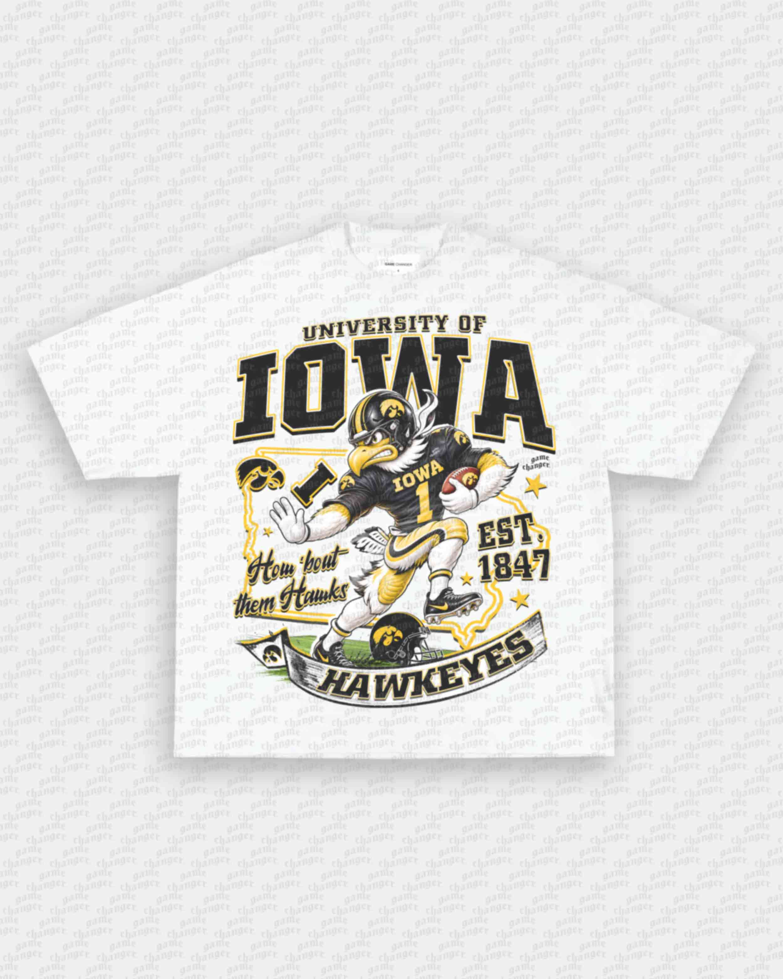 IOWA FOOTBALL TEE