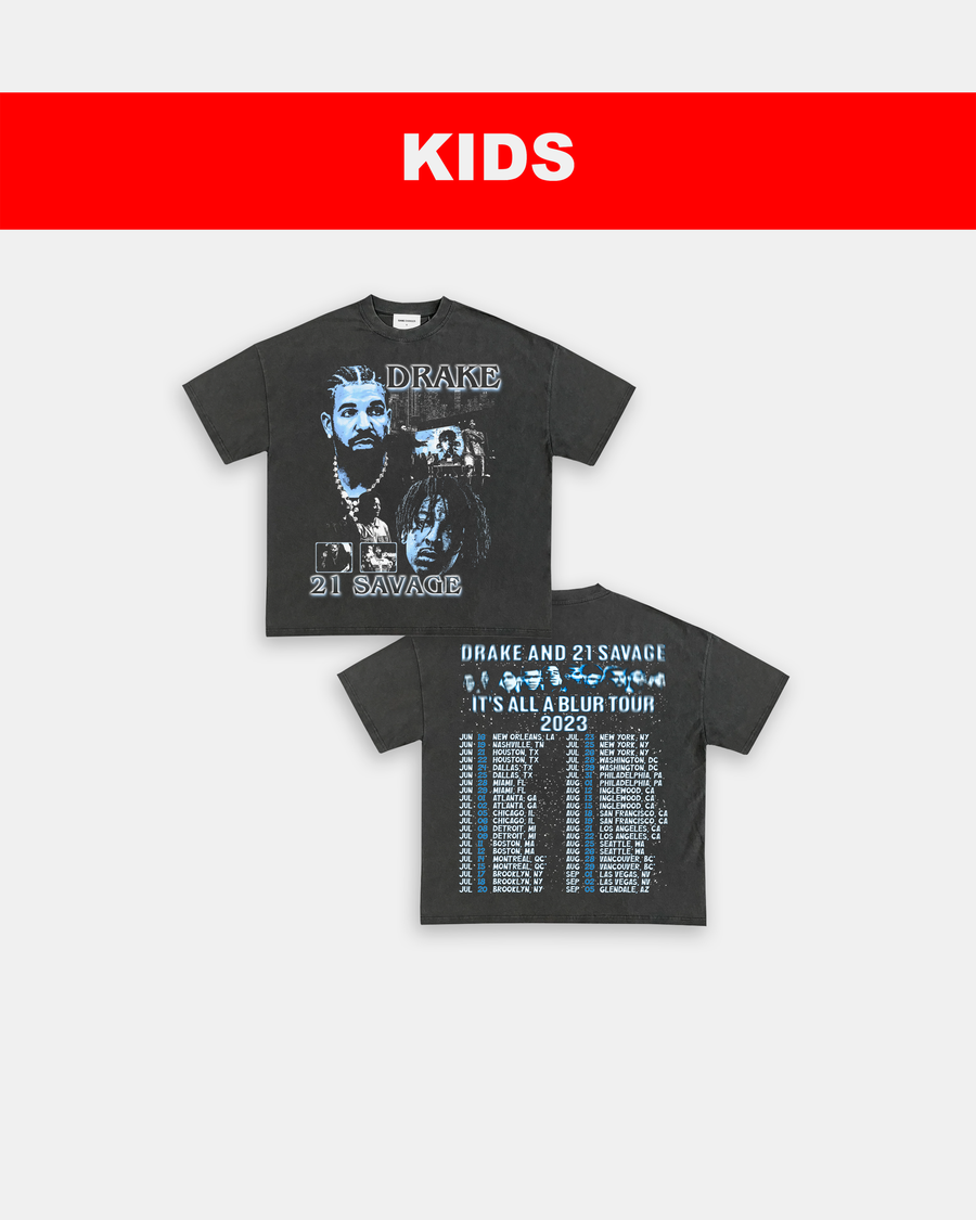 ITS ALL A BLUR - KIDS TEE - [DS]