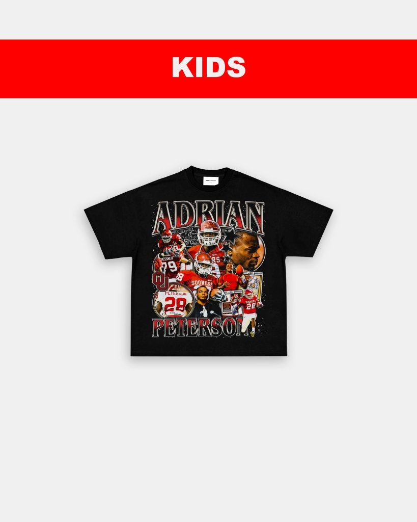 ADRIAN PETERSON - OKLAHOMA - KIDS TEE - WINS™ GAME CHANGERS TEE - WINS LA