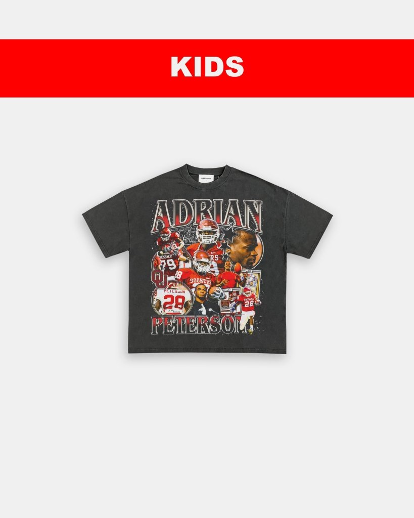 ADRIAN PETERSON - OKLAHOMA - KIDS TEE - WINS™ GAME CHANGERS TEE - WINS LA