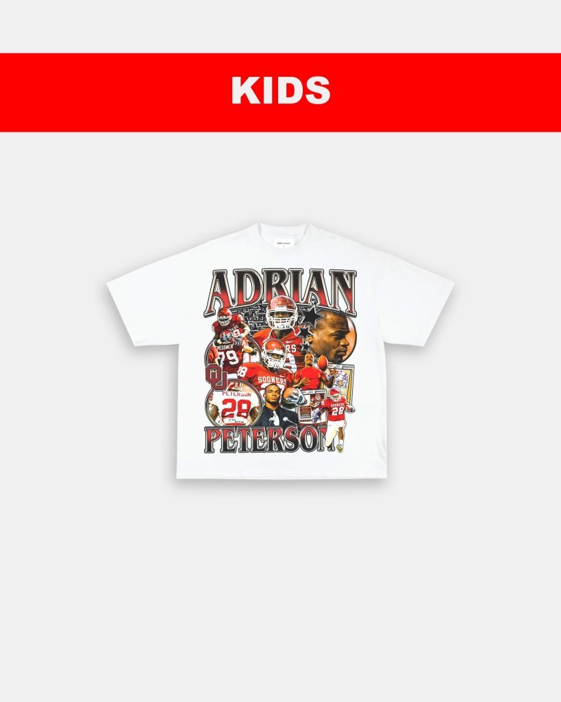 ADRIAN PETERSON - OKLAHOMA - KIDS TEE - WINS™ GAME CHANGERS TEE - WINS LA