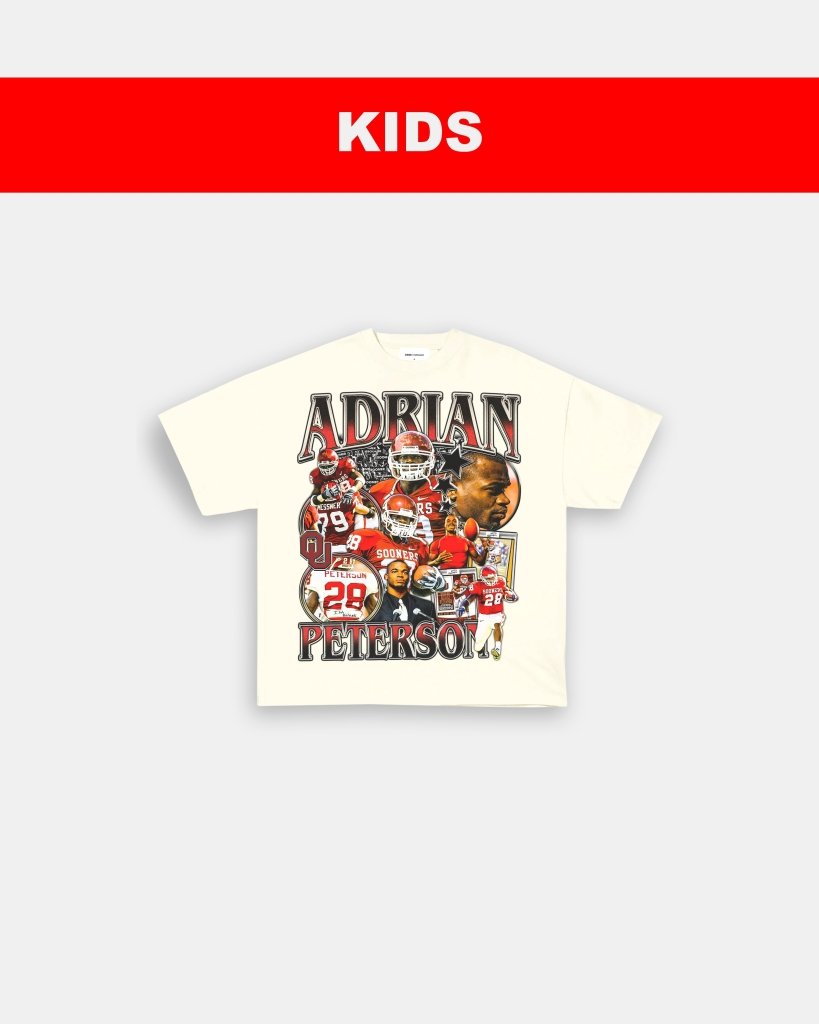 ADRIAN PETERSON - OKLAHOMA - KIDS TEE - WINS™ GAME CHANGERS TEE - WINS LA