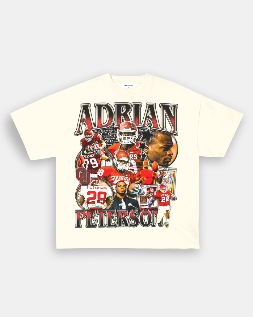 ADRIAN PETERSON - OKLAHOMA TEE - WINS™ GAME CHANGERS TEE - WINS LA