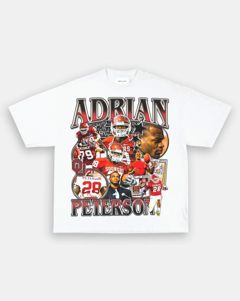 ADRIAN PETERSON - OKLAHOMA TEE - WINS™ GAME CHANGERS TEE - WINS LA