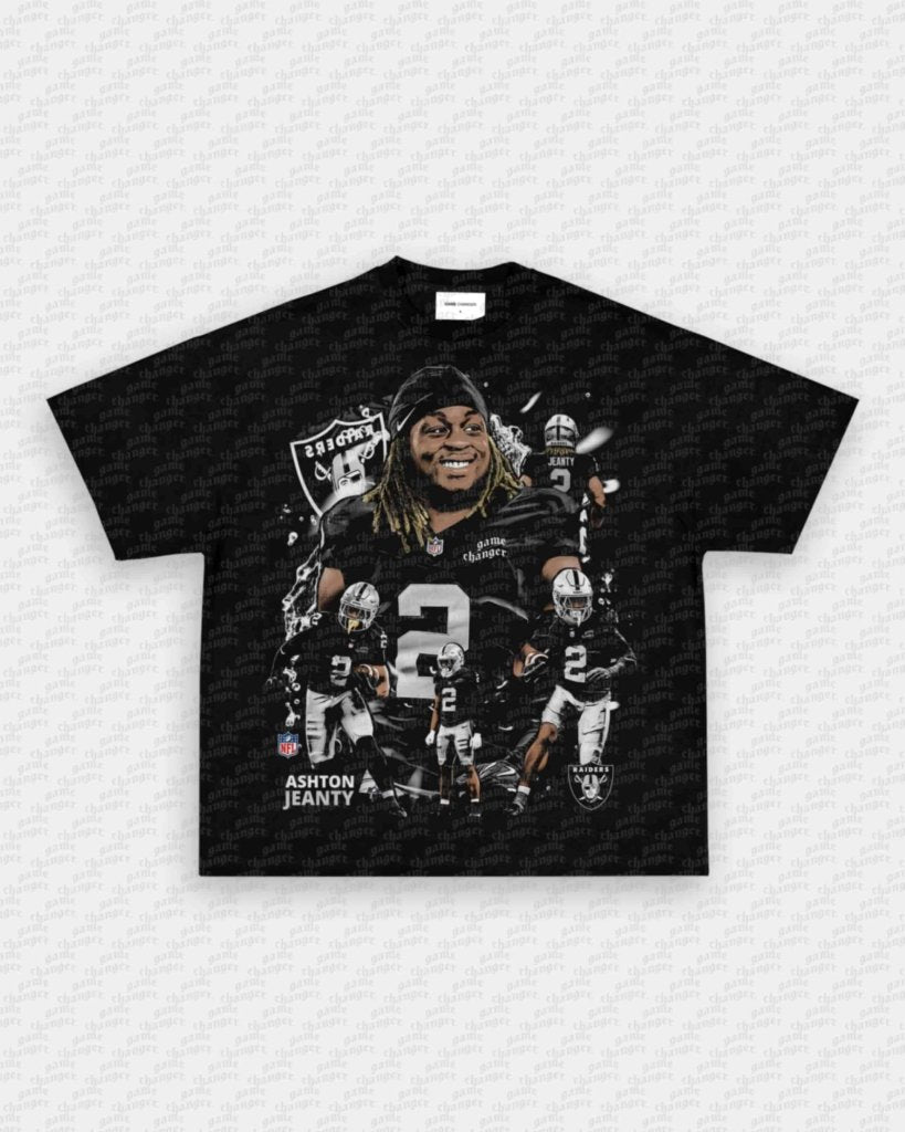 ASHTON JEANTY - RAIDERS V2 TEE - WINS™ GAME CHANGERS TEE - WINS LA