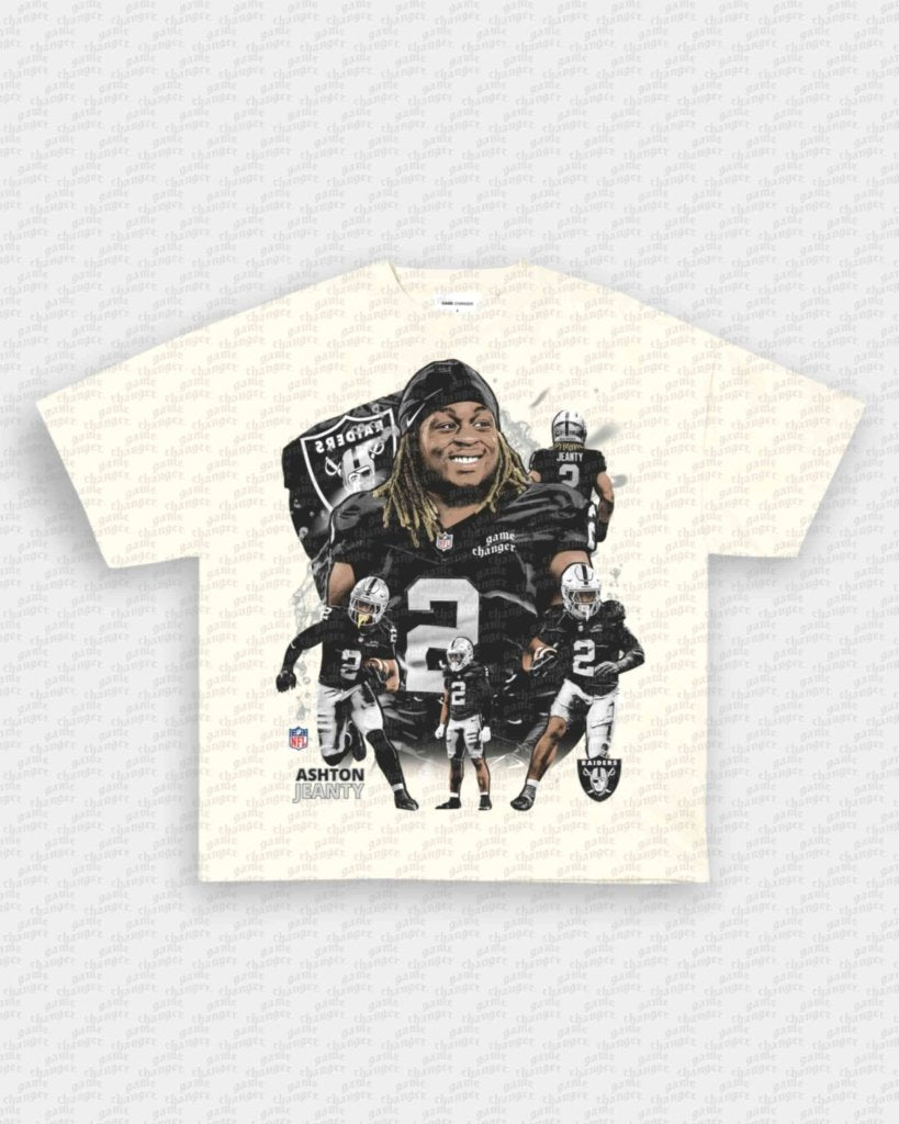 ASHTON JEANTY - RAIDERS V2 TEE - WINS™ GAME CHANGERS TEE - WINS LA