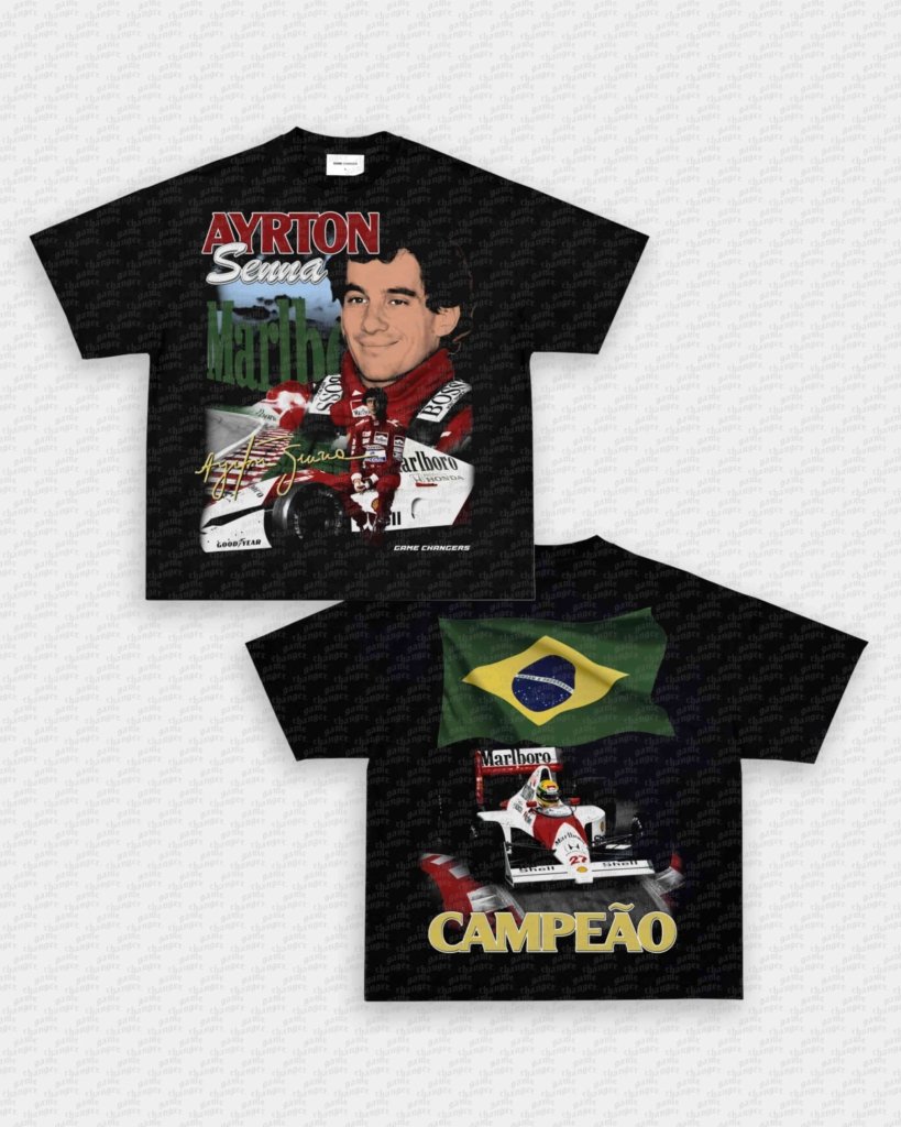 AYRTON SENNA V2 TEE - [DS] - WINS™ GAME CHANGERS TEE - WINS LA