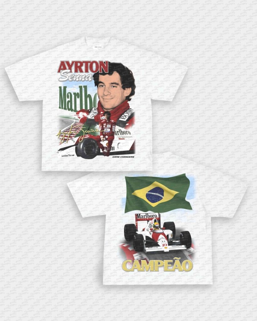 AYRTON SENNA V2 TEE - [DS] - WINS™ GAME CHANGERS TEE - WINS LA