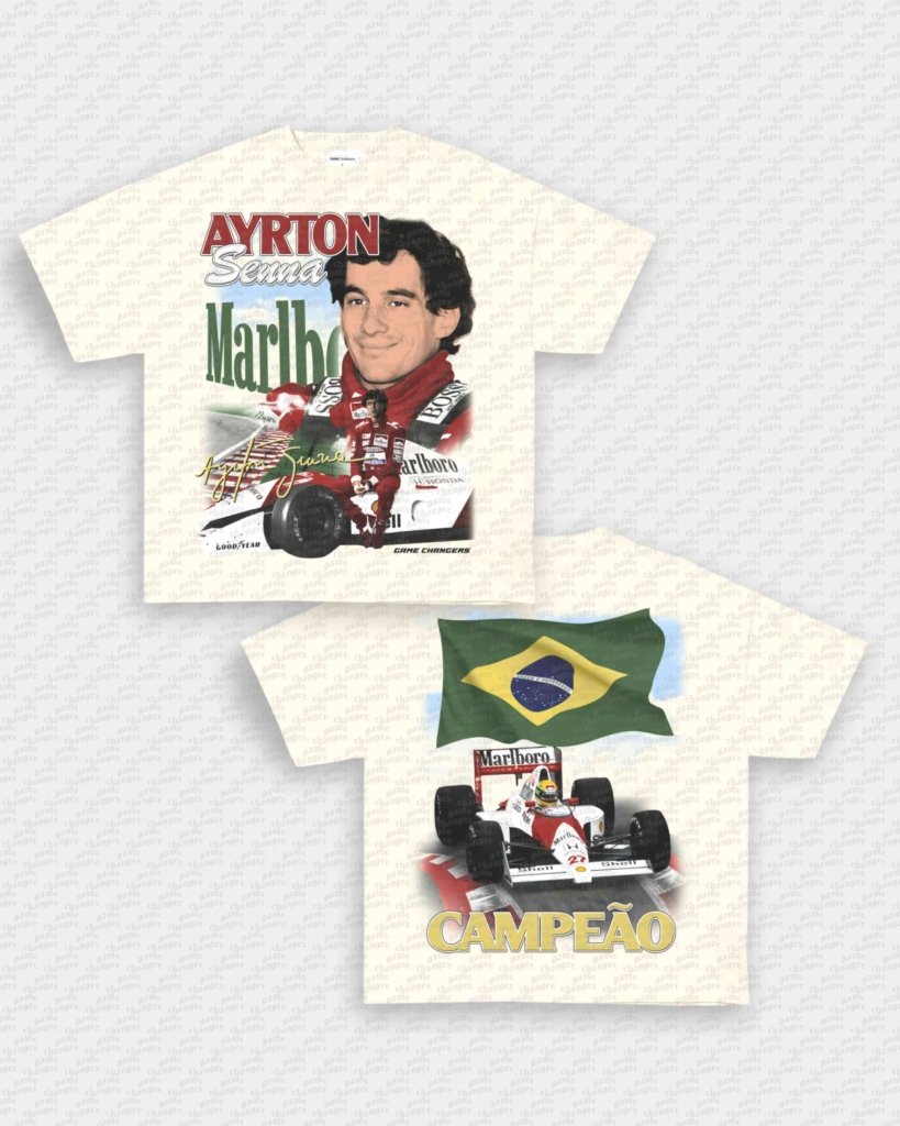 AYRTON SENNA V2 TEE - [DS] - WINS™ GAME CHANGERS TEE - WINS LA