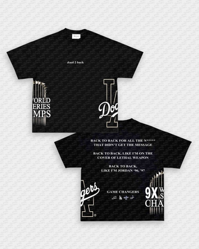 BACK 2 BACK TEE - [4S] - WINS™ GAME CHANGERS TEE - WINS LA