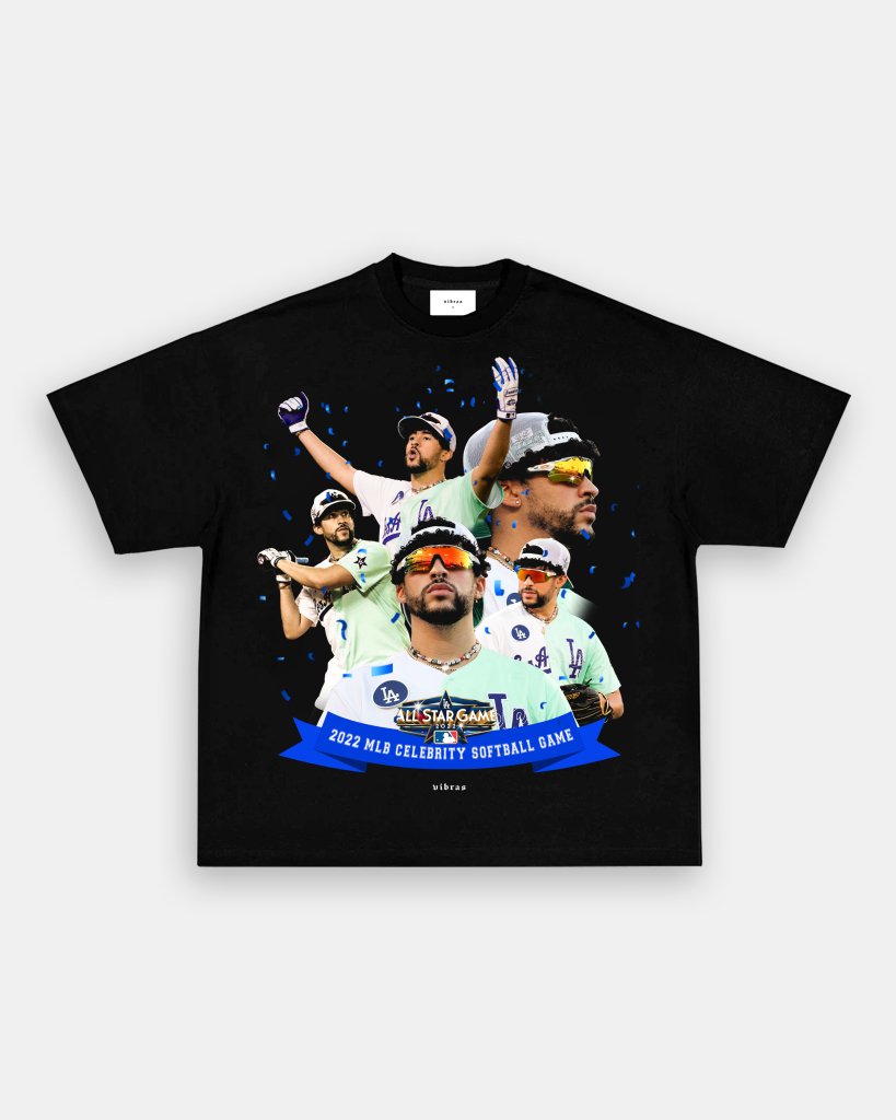 BAD BUNNY x DODGERS VINTAGE TEE - WINS™ GAME CHANGERS TEE - WINS LA