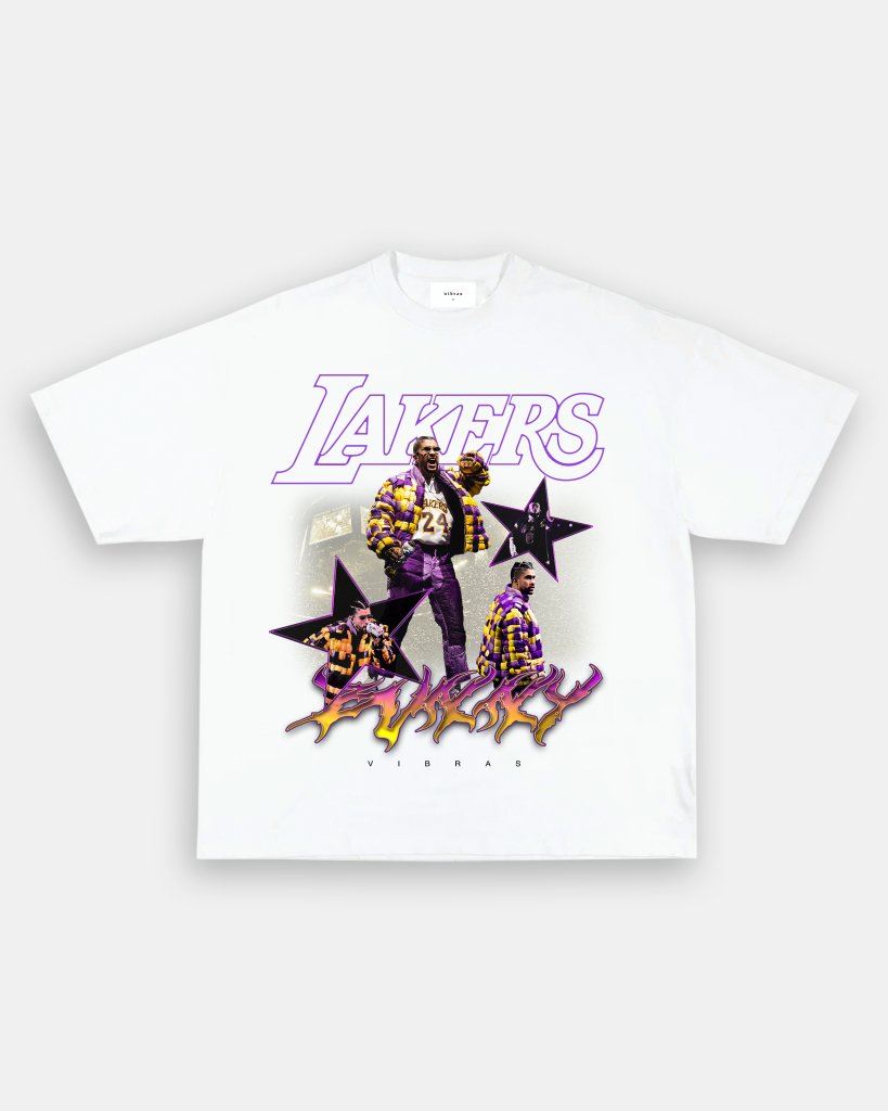 BAD BUNNY x LAKERS VINTAGE TEE - WINS™ GAME CHANGERS TEE - WINS LA