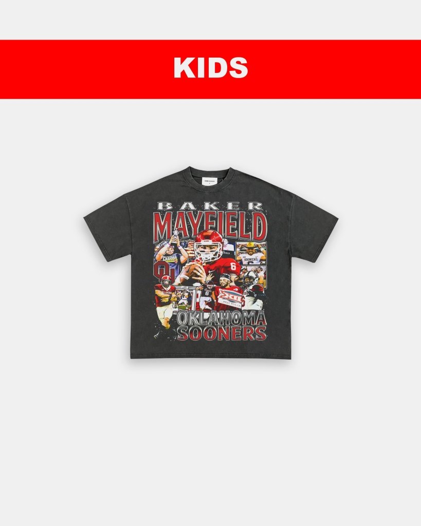 BAKER MAYFIELD - OKLAHOMA - KIDS TEE - WINS™ GAME CHANGERS TEE - WINS LA