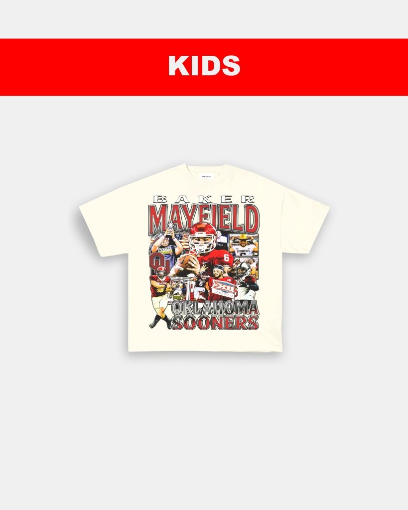 BAKER MAYFIELD - OKLAHOMA - KIDS TEE - WINS™ GAME CHANGERS TEE - WINS LA